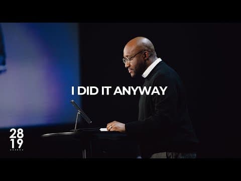 Video preview for I Did It Anyway