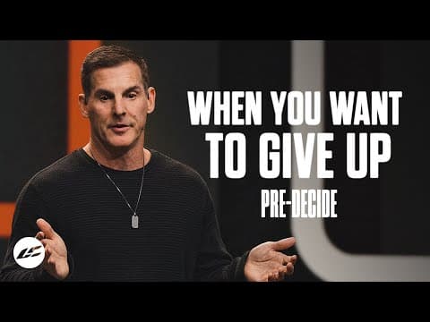 Video preview for When You Want to Give Up