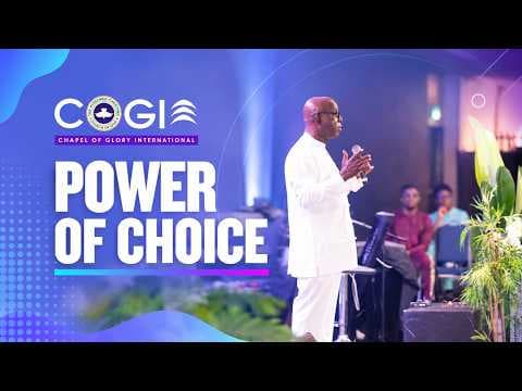 Video preview for RCCG COGI THANKSGIVING SUNDAY EXHORTATION: AUGUST 2ND 2026 – POWER OF CHOICE