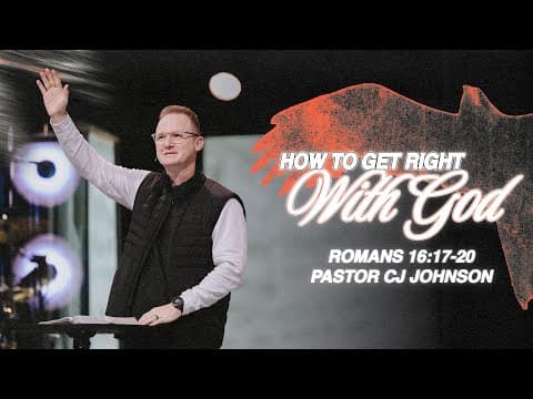 Video preview for How To Get Right With God | Romans 16:17-20