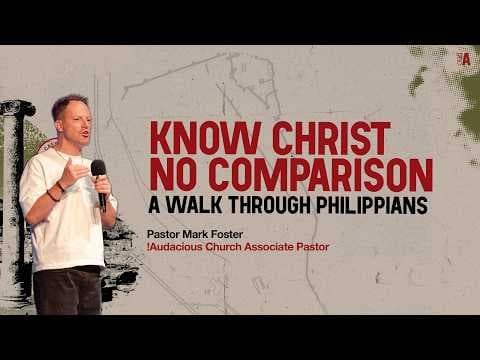 Video preview for Know Christ. No Comparison