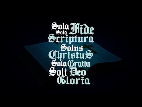 Video preview for Sola Fide: Somente a Fé