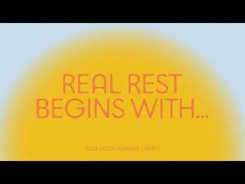 Video preview for REAL REST BEGINS WITH...