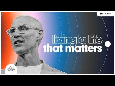 Video preview for Living a Life That Matters