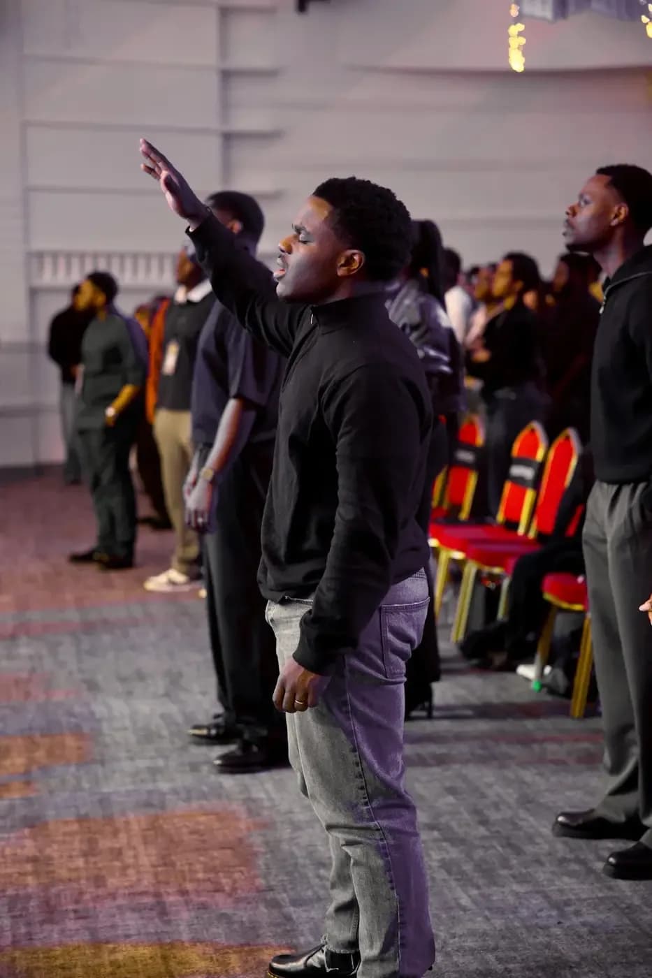 Congregation gathered in worship at Alive Church