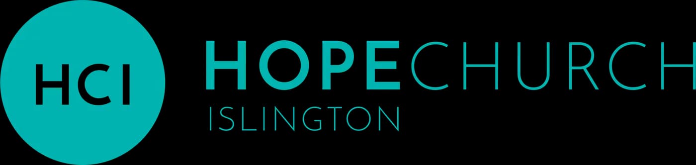 Hope Church Islington logo with HCI circle emblem