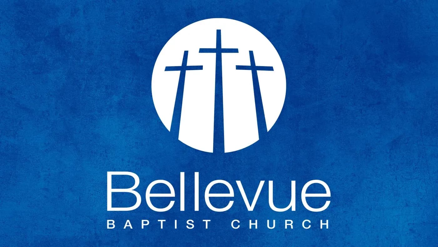 Bellevue Baptist Church logo with three crosses