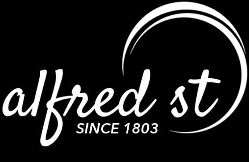 Alfred Street Baptist Church cursive logo